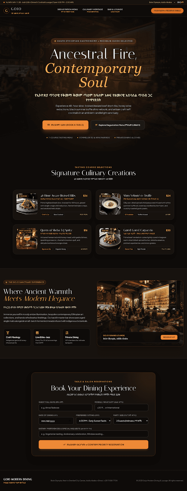 Gojo Modern Dining screenshot