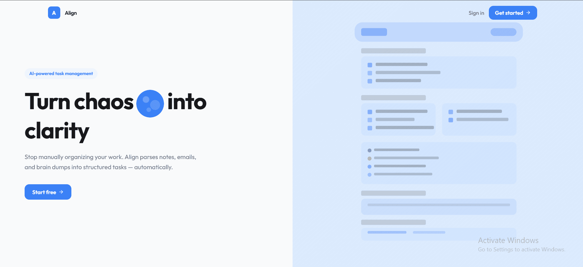TaskFlow screenshot